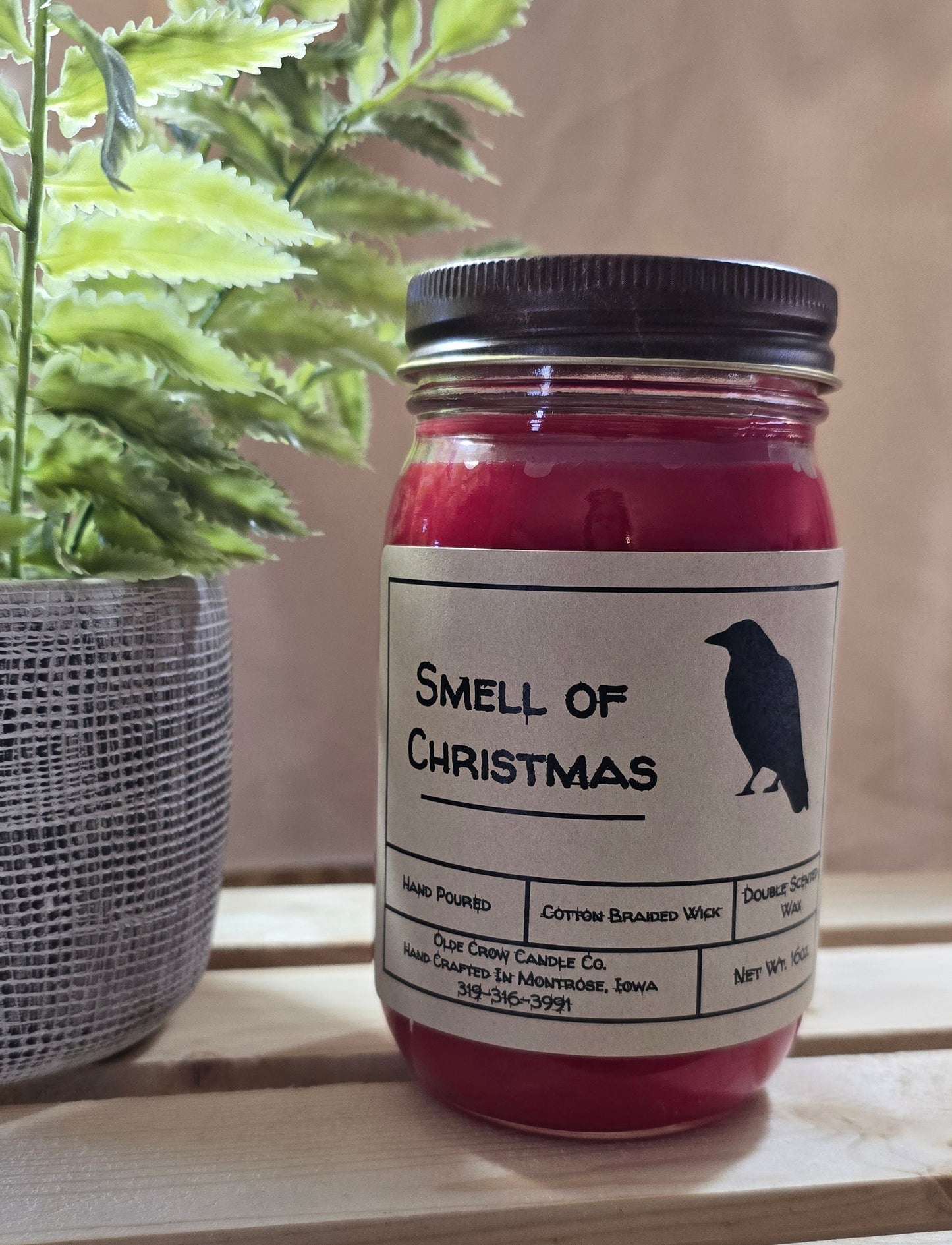 16oz Smell of Christmas candle