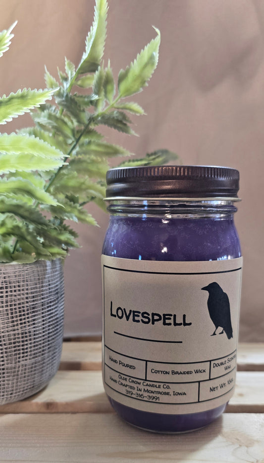 16oz Lovespell type candle