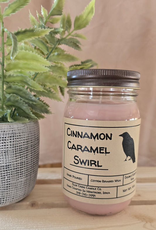 16oz Cinnamon Caramel Swirl candle