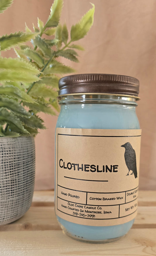 16oz Clothesline candle