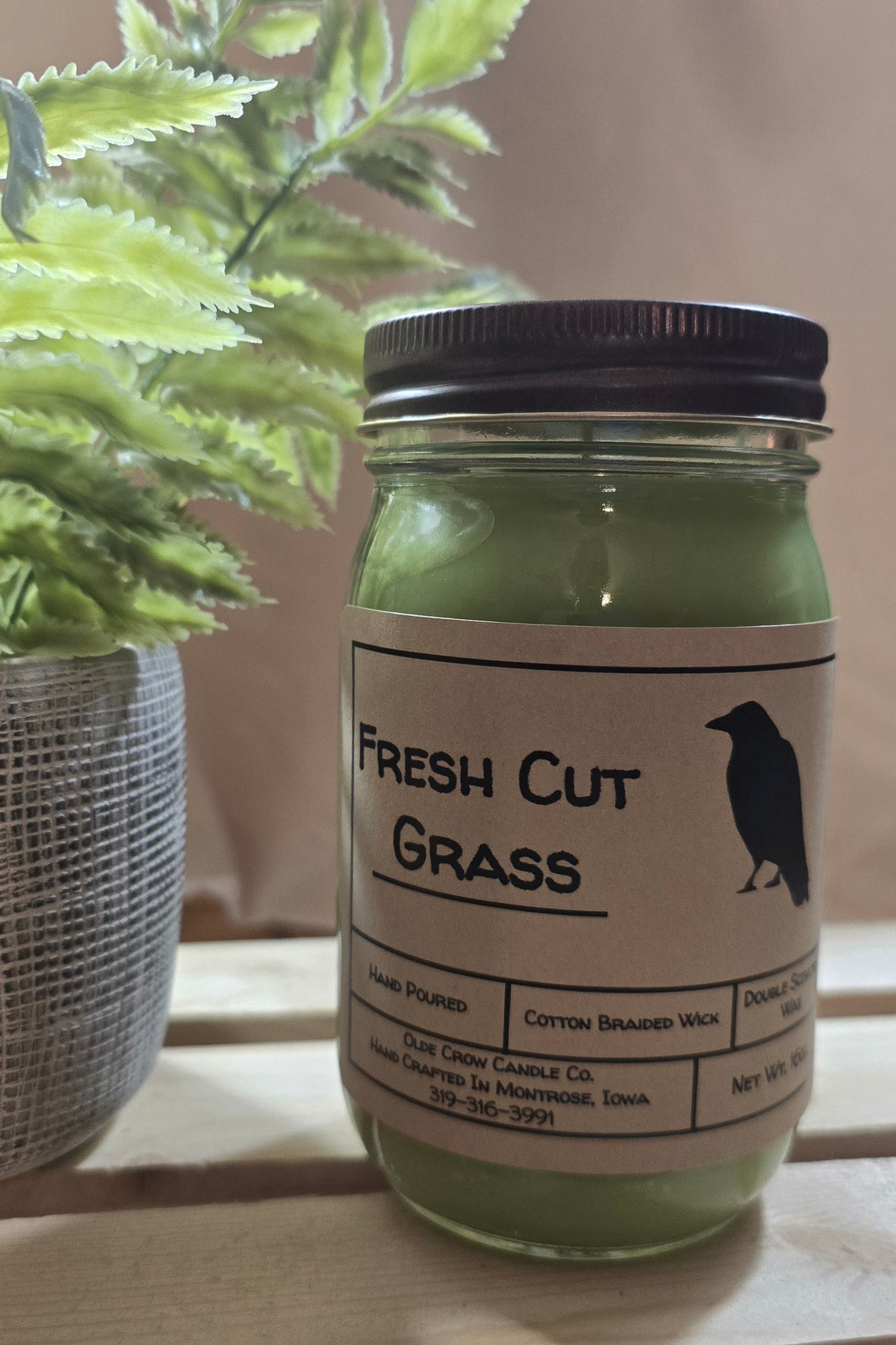 16oz Fresh Cut Grass candle