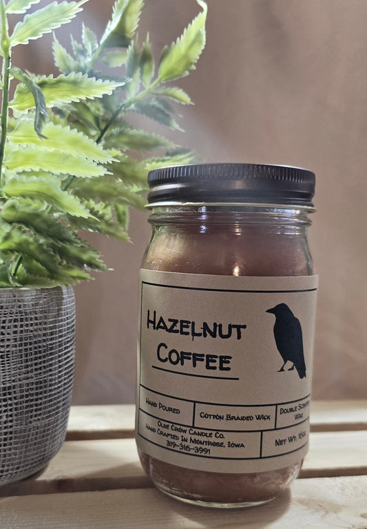 16oz Hazelnut Coffee candle