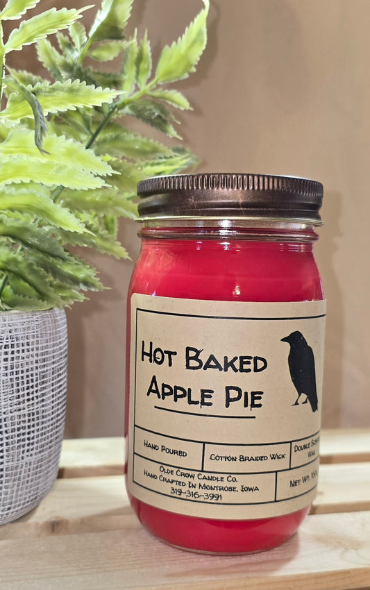 16oz Hot Baked Apple Pie candle