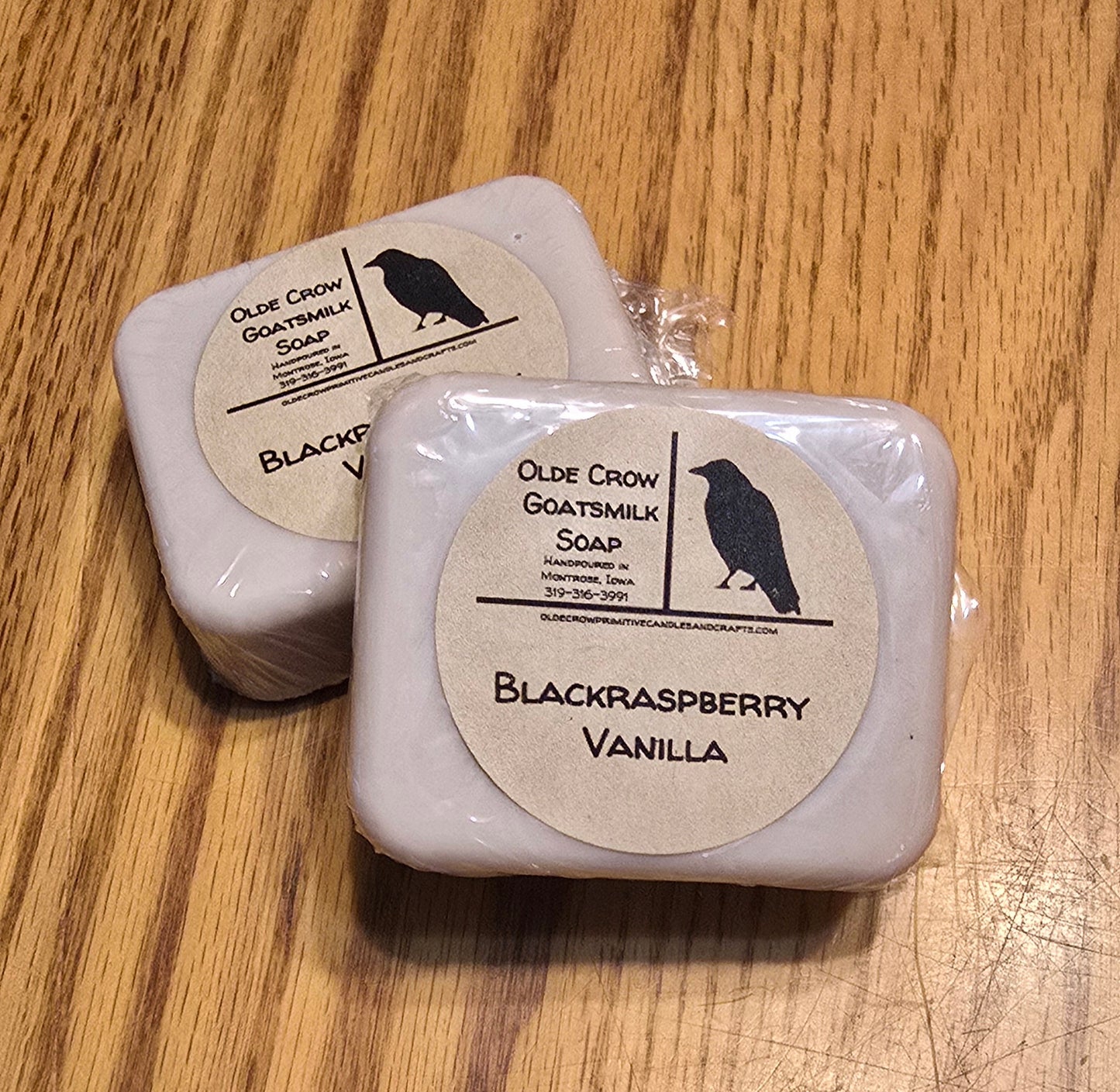 Black Raspberry Vanilla goatsmilk soap